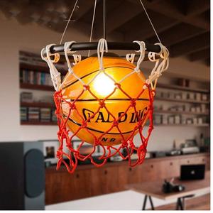 रचनात्मक बच्चों के कमरे की छत दीपक स्थिरता लड़कों बेडरूम बास्केटबॉल फांसी दीपक - Product Image 5