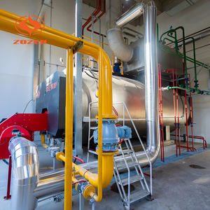 Forno di sicurezza di alto livello 1ton 5 ton Hr caldaia a vapore da una tonnellata per l'ospedale di gomma del birrificio - Product Image 4