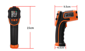 เครื่องวัดอุณหภูมิอินฟราเรดแบบดิจิตอล AR390F ช่วงการวัด -50~400 องศาเซลเซียส วัสดุ ABS รองรับ OEM/ODM รับประกัน 1 ปี - Product Image 4