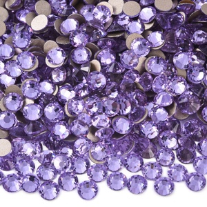 Strass en cristal à dos plat doré SS3-SS30, 1440 pièces, non thermocollants, pour la décoration des ongles et des nœuds - Product Image 3