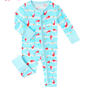 Reiß verschluss Baby Stram pler <span class=keywords><strong>2</strong></span>-Wege-Reiß verschluss Großhandel Unisex Neugeborene Baby Sommerkleid ung 0-3 Monate Reversible Günstige Bambus Baby Stram pler - Product Image 1