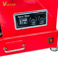 Amasadora Espiral Comercial de 8L/10L/20L con Tazón de Acero Inoxidable, Máquina para Amasar Pan, Pizza y Productos de Panadería con Certificación CE