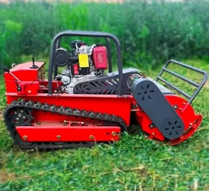 Pratico Tosaerba Cingolato Telecomandato <span class=keywords><strong>con</strong></span> Motore Diesel da 12HP, <span class=keywords><strong>Avviamento</strong></span> <span class=keywords><strong>Elettrico</strong></span>, Larghezza di Taglio 800mm, Prodotto in Cina - Product Image 5