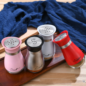 Cuisine Petit <span class=keywords><strong>Pingouin</strong></span> Acier Inoxydable Sel et Poivre Cumin Assaisonnement Herbe Bouteille Conteneurs Barbecue Shaker - Product Image 5