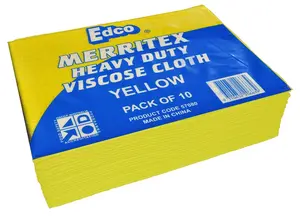 Super Absorbent Viscose Rags Yellow Needle Punched Microfiber Non Woven Germany Cleaning Wipes Reusable Cloth For Kitchen Towel