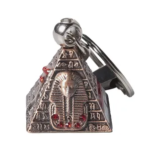 souvenir metal keychain building for Mexico Maya Pyramid