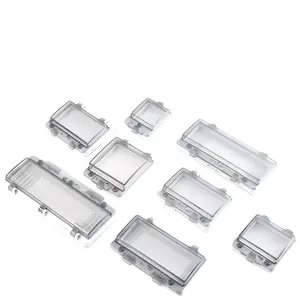 CHENFTransparent Contact Protection electrical Window Hood Cover IP67 Waterproof industrial low voltage Switch distribution BOX