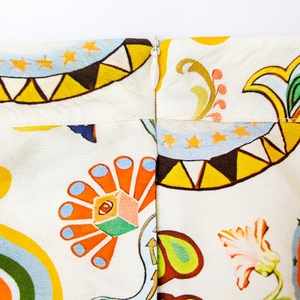 <span class=keywords><strong>Pantaloni</strong></span> a vita alta con motivo floreale su misura a forma di Paisley <span class=keywords><strong>pantaloni</strong></span> da <span class=keywords><strong>donna</strong></span> a gamba larga stampati - Product Image 4