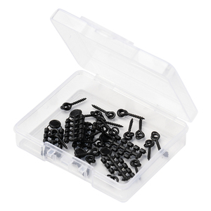 LUSHAZER 70 pcs/set Carp Fishing Screw Swivel Stopper Beads Set Rig Accessories Hook Bait Holder Anti emmêlement Connector Tackle - Product Image 6