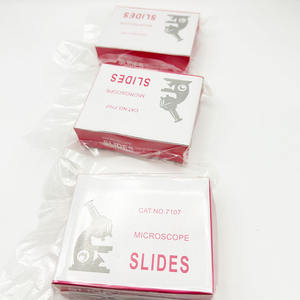 Lames de microscope de qualité supérieure 7105, 22x22mm, 100 tablettes/boîte, ODM personnalisé, fournitures de laboratoire, garantie 1 an - Product Image 2