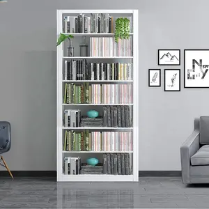 factory direct supply bookshelf furniture metal library book shelf cabinet for wall corner furniture malaysia