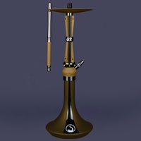 Chicha en verre portable de haute qualité au design unique, style Tunisien, complète