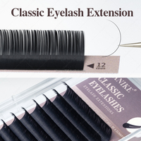 DANIKE Extension de cils classiques 0.03/0.5 C D Mix 8-15mm Volume Lash Trays Cils de salon professionnel