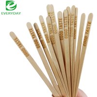 Cuillères à café jetables écologiques en bois pour usage quotidien – Agitateurs classiques durables pour café et expresso – Idéales pour les distributeurs automatiques et les cadeaux promotionnels