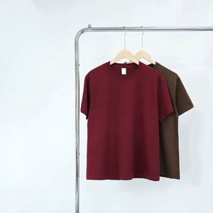 Custom Logo 210 Grams Men's Vintage Sports T-Shirt O-Neck Anti-Wrinkle Plain Dyed Compressed Sublimation Blank Digital Printing - Product Image 4