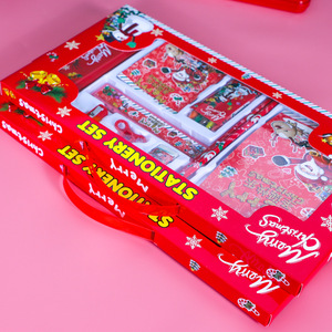 Conjunto de papelería de dibujos animados para niños, regalo de cumpleaños de Navidad para jardín de infantes para estudiantes, suministros de aprendizaje de calidad en una caja de regalo - Product Image 5