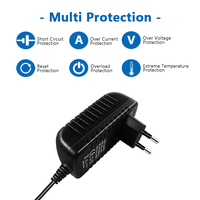 Prise EU US UK AU CCTV 12V 2A 24w DC adaptateurs d'alimentation muraux pour éclairage LED d'aquarium