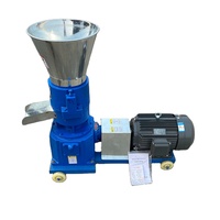 Machine de granulateur d'alimentation animale de capacité élevée traitement personnalisable de farine de poudre de poisson de porc boucles de poids optimal de puissance élevée