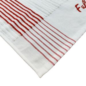 Serviette de golf rayée au design simple, avec logo personnalisé, fabriquée par un fabricant professionnel - Product Image 2