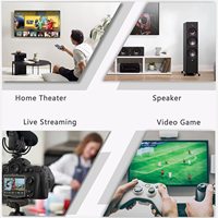 Câble audio optique Toslink blindé de haute qualité plaqué or 24 carats avec gaine en PVC, connecteur mâle-mâle pour haut-parleur HDTV