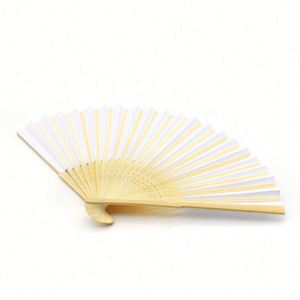 Personalized Engrave Wedding Favor White <b>Paper</b> Fan Customized Name Bamboo Folding Hand Fan Wedding Gift - Product Image 3