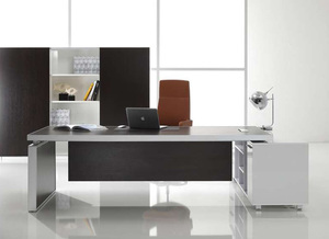 Bàn văn phòng gỗ nhỏ hiện đại L hình góc bàn quản lý văn phòng - Product Image 3
