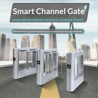 Porte battante automatique personnalisée avec reconnaissance faciale, accès par carte RFID/IC, résistance aux hautes températures, acier inoxydable 304