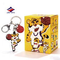 Longzhiyu 20 Tahun Pengalaman Pabrik, Harga Grosir, Gantungan Kunci Karakter 2D IP, Logo Kustom, Karet Lunak PVC, Gantungan Kunci Anime