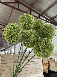 Nouvel arrivage de fleurs artificielles <span class=keywords><strong>allium</strong></span> géant boule romantique pour la décoration de vase de maison de mariage - Product Image 3