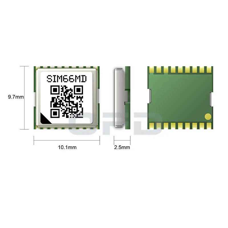 Original SIMCom SIM66MD GNSS Module Integrated LNA Raw Data L1+L5 1PPS AGNSS RTK High Performance Reliable GNSS Module