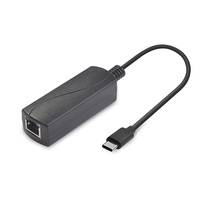 SDaPo P2C5V Power Over Ethernet Wired PD2.0 USB C Tipo C a RJ45 Adaptador Ethernet Tarjeta de red para teléfono Tablet