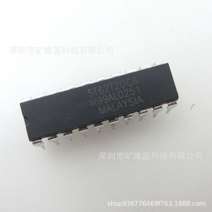 Microcontrôleur St62t20c6 Dip20, circuit intégré, fabriqué en Malaisie - Product Image 2