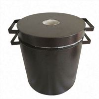 Fourneau de fusion de métaux personnalisé ANDUUK, creuset en graphite de 6 kg, 10 kg, 12 kg, fourneau de fusion d'aluminium