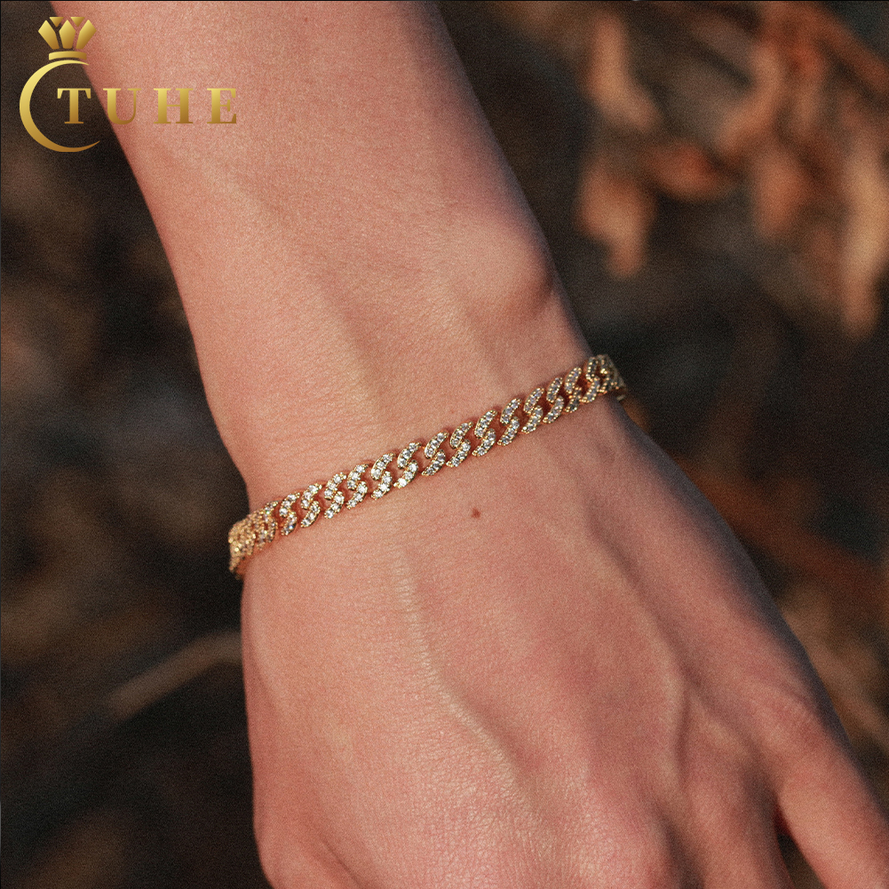 Wholesale Price Hip Hop Rappers Jewelry - Iced Out Cubans
