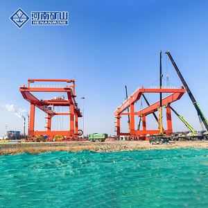 Gru a Portale Container <span class=keywords><strong>RMG</strong></span> Modello 35-60 Tonnellate Montata su Rotaia a Doppia Trave con Motoriduttore e Ingranaggi - Product Image 3