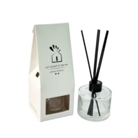 Boîtes d'emballage pour bougies parfumées de la série Premium, diffuseurs de parfum d'ambiance, avec autocollant