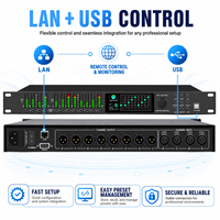 Processeur audio DSP Crossover LD448, processeur de haut-parleurs professionnel, équipement audio, système audio numérique professionnel