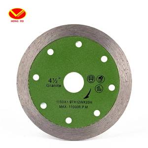 Granite gạch ceramic cắt đĩa d115mm Báo Chí nóng thiêu kết 4.5 inch tay thấy toàn bộ liên tục phân khúc cắt 1/2in - Product Image 1