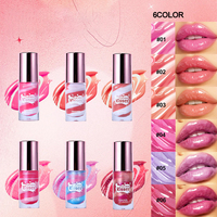 Carnival Kisses Sugar Swirl Lip Gloss Translucent Watery Glassy Lips Moisturizing Shiny Face Paint Tint Makeup Beauty