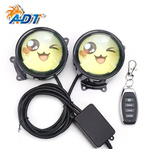 รีโมทคอนโทรล 12V ไฟ LED 3 นิ้ว สำหรับมอเตอร์ไซค์ แบบไดนามิก Devil Eyes 33 โหมด สำหรับดัดแปลงไฟหน้า - Product Image 2