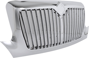 Directo <span class=keywords><strong>de</strong></span> Fábrica |   Parrilla Cromada Compatible con International Durastar 4100/4200/4300/4400 Base 2002-2019, Reemplazo sin Rejilla Antimosquitos - Product Image 2