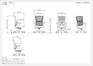 Large <strong>Computer</strong> <strong>Desk</strong> with Mesh Chair Adjustable Height Modern Design Economical Home Office Workstation - Product Image 6