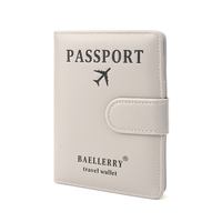 Tempat kartu pendek Folder baru dompet wanita Baellerry dompet Travel tempat paspor