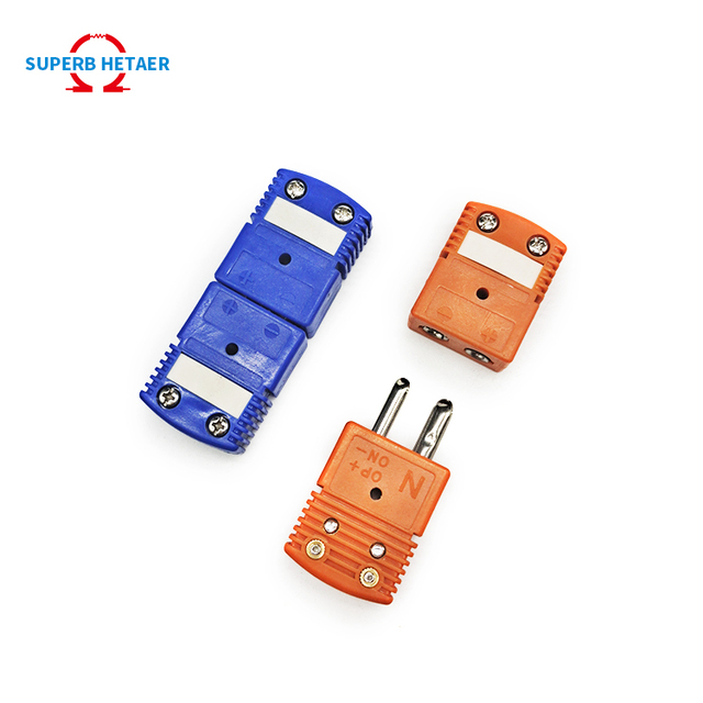 Thermocouple Connector/Plugs Male and Female K Type Thermocouple Connector 2 Pin Thermocouple Connector