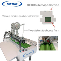 Aplicador de Cinta Doble con Alimentación Automática para la Fabricación de Bolsas de Papel