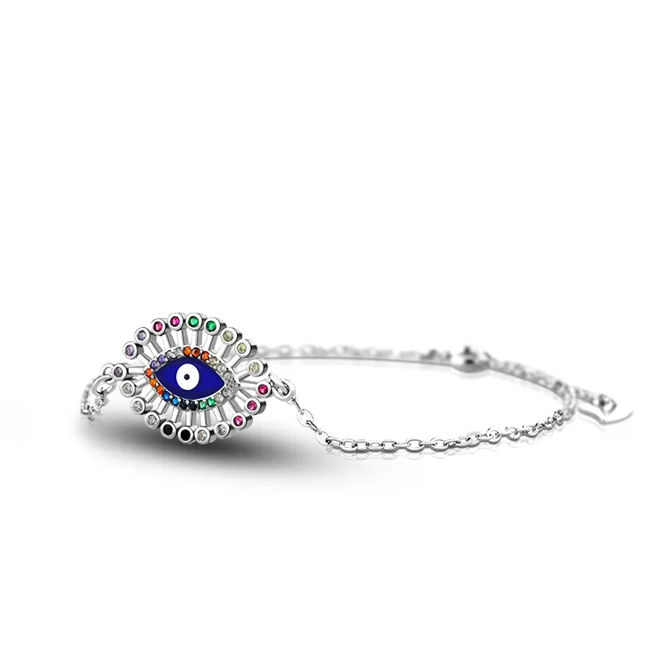 Женский браслет из стерлингового серебра 925 пробы, женский браслет из стерлингового серебра с фианитами в подарок