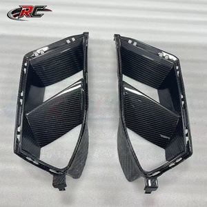 Rejillas de Ventilación Delanteras de Fibra de Carbono Seca para <span class=keywords><strong>BMW</strong></span> G80 M3 G82 <span class=keywords><strong>M4</strong></span>, Proceso de Moldeo al Vacío, Resina Resistente al Calor, Revestimiento Resistente a los Rayos UV - Product Image 4