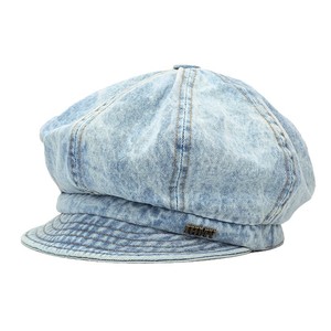 Gorra Newsboy de Mezclilla Henny para Mujer, Gorro de Ocho Paneles de Algodón Lavado, Estilo Vintage a la Moda - Product Image 5