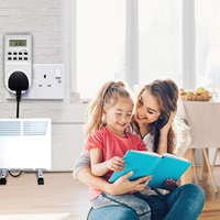 Mini Temporizador Digital LCD de 220V, Interruptor de Tiempo Semanal con Precisión de Milisegundos para Uso en la Cocina