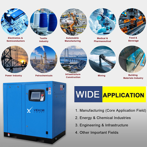 Compresseur d'air rotatif à vis VEXOR 30HP 22kW <span class=keywords><strong>116</strong></span> PSI 3 phases industriel lubrifié refroidi par air - Product Image 3